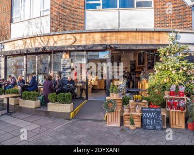 Columbia Coffee Roasters, Summer Town, Oxford, Oxfordshire, Inghilterra, Regno Unito, GB. Foto Stock