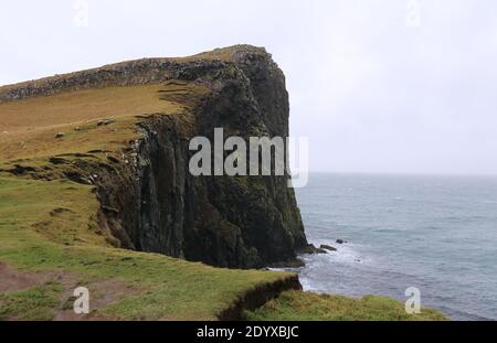 Neist Point sull'isola di Skye in Scozia Foto Stock