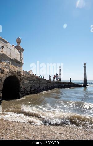 Fotografie di un viaggio turistico a Lisbona, Sintra, Cascais, Portogallo. Foto Stock