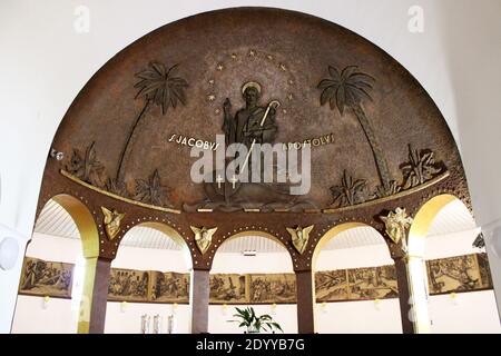 San Jakobus ap. chiesa interiore, Opatija, Croazia, Europa Foto Stock