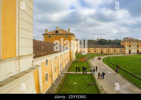 Visita al Palazzo reale di Carditello Borbonica Foto Stock