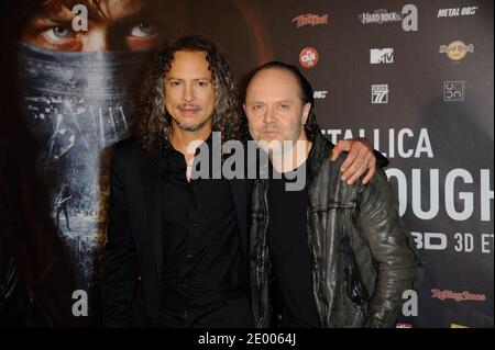 Lars Ulrich partecipa alla 'Metallica Through the Never' Paris Premiere a le Grand Rex a Parigi, in Francia, l'8 ottobre 2013. Foto di Alban Wyters/ABACAPRESS.COM Foto Stock