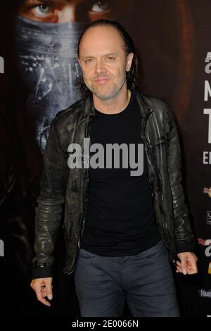 Lars Ulrich partecipa alla 'Metallica Through the Never' Paris Premiere a le Grand Rex a Parigi, in Francia, l'8 ottobre 2013. Foto di Alban Wyters/ABACAPRESS.COM Foto Stock