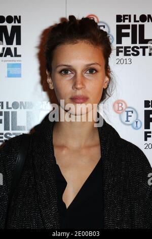 L'attrice francese Marine Vacth partecipa alla prima del film Jeune et Jolie come parte del 57° Festival del film BFI presso Vue Cinema di Londra, Regno Unito, il 14 ottobre 2013. Foto di Aurore Marechal/ABACAPRESS.COM Foto Stock