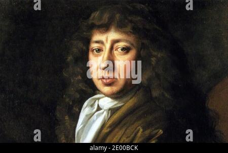 SAMUEL PEPYS (1633-1703) amministratore navale e diarista inglese nel 1666 Di John Hayls Foto Stock