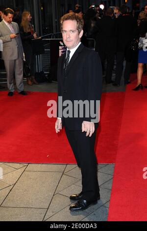 Tom Hollander arriva per la prima del film The Invisible Woman come parte del 57° Festival di film della BFI all'Odeon West End di Londra, Regno Unito, il 17 ottobre 2013. Foto di Aurore Marechal/ABACAPRESS.COM Foto Stock