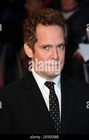 Tom Hollander arriva per la prima del film The Invisible Woman come parte del 57° Festival di film della BFI all'Odeon West End di Londra, Regno Unito, il 17 ottobre 2013. Foto di Aurore Marechal/ABACAPRESS.COM Foto Stock