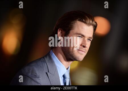 Chris Hemsworth arriva in anteprima al "Thor: The Dark World" di Marvel presso l'El Capitan Theatre di Los Angeles, California, USA il 4 novembre 2013. Foto di Lionel Hahn/ABACAPRESS.COM Foto Stock