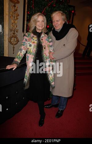 Marie-Christine Adam e Jean-Paul Solal partecipano al 20° "Prix du Producteur Francais de Television" (Premio francese per i produttori televisivi) tenutosi presso il "Theatre Mogador" di Parigi, Francia, il 9 dicembre 2013. Foto di Jerome Domine/ABACAPRESS.COM Foto Stock