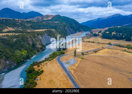 Paesaggio del passo di Lewis in Nuova Zelanda Foto Stock