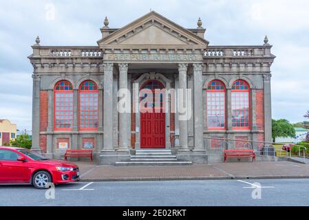 Biblioteca pubblica gratuita a Hokitika, Nuova Zelanda Foto Stock