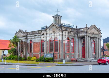 Biblioteca pubblica gratuita a Hokitika, Nuova Zelanda Foto Stock