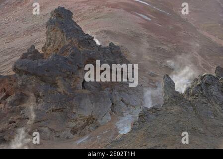 Landmannalaugar, Fridland ad Fjallabaki, Islanda Foto Stock