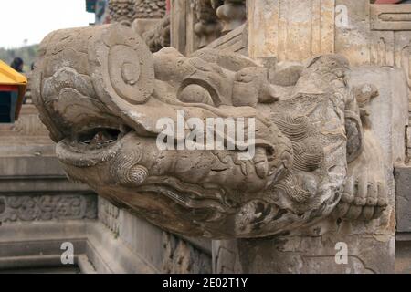 tempio buddista (puning) in chengde in cina Foto Stock