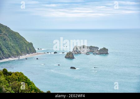 Knights Point Lookout in Nuova Zelanda Foto Stock