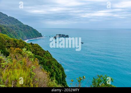 Knights Point Lookout in Nuova Zelanda Foto Stock