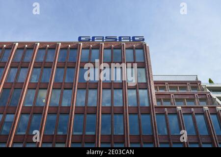 GASAG AG, Henriette-Herz-Platz, nel quartiere Mitte di Berlino, Deutschland Foto Stock