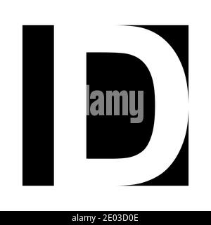 Semplice ed elegante logo lettera D vettore Premium business logo lettera d Grafica alfabetica simbolo business corporate Identity Illustrazione Vettoriale