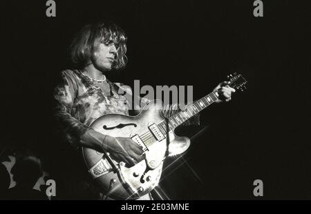 Kevin Ayers. Concerto dal vivo a Ipswich 06/1976 Foto Stock