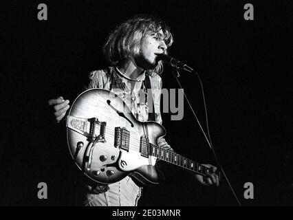 Kevin Ayers. Concerto dal vivo a Ipswich 06/1976 Foto Stock