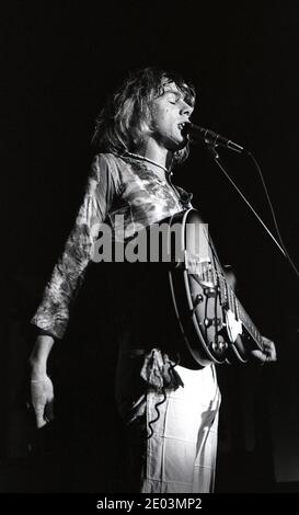 Kevin Ayers. Concerto dal vivo a Ipswich 06/1976 Foto Stock