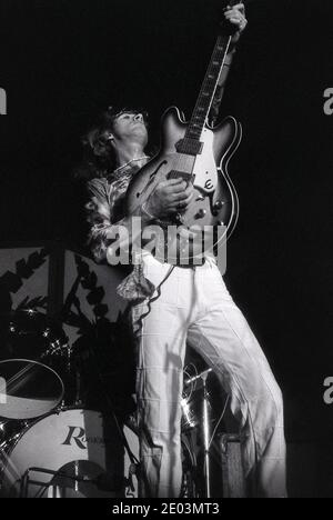 Kevin Ayers. Concerto dal vivo a Ipswich 06/1976 Foto Stock