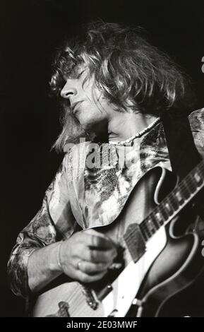 Kevin Ayers. Concerto dal vivo a Ipswich 06/1976 Foto Stock