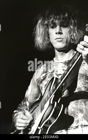 Kevin Ayers. Concerto dal vivo a Ipswich 06/1976 Foto Stock