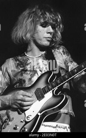 Kevin Ayers. Concerto dal vivo a Ipswich 06/1976 Foto Stock