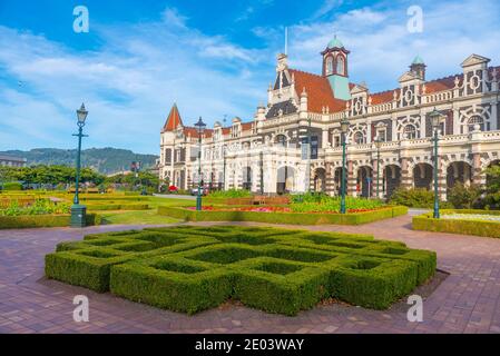 Stazione ferroviaria di Dunedin, Nuova Zelanda Foto Stock