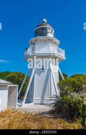 Faro di Katiki Point in Nuova Zelanda Foto Stock