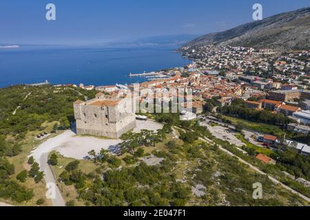 Forte Nehaj nel centro storico di Senj Foto Stock