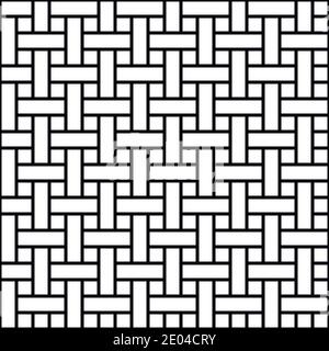 strisce di linea di tessitura senza cuciture, strisce di tessuto vettoriale, sfondo nazionale ethno folk Illustrazione Vettoriale