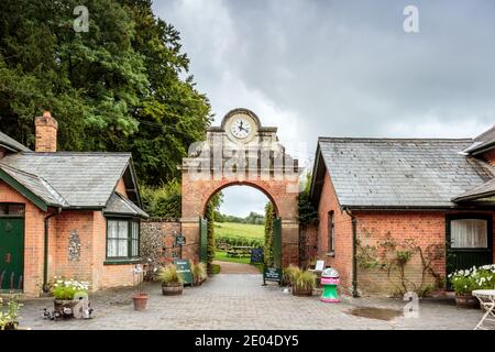 Gounds of Basildon Park House in Berkshire, Inghilterra, una casa di campagna di primo livello progettata da John Carr di York. Foto Stock