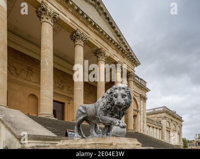 Il grado i ha elencato Stowe House, Buckinghamshire, Inghilterra, Regno Unito Foto Stock