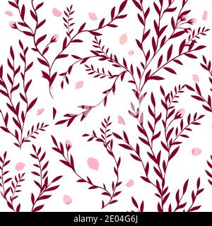Lo sfondo perfetto del carro con sakura. Illustrazione vettoriale Illustrazione Vettoriale