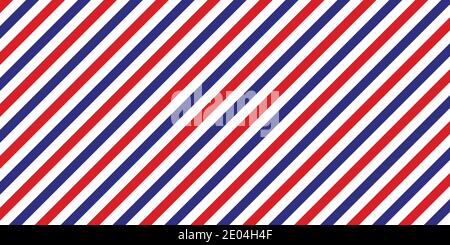 Classico retro sfondo diagonale strisce rosso blu colore, vettore colore strisce bandiera, airmail Illustrazione Vettoriale