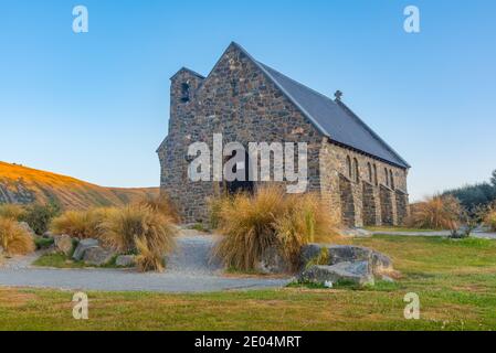 Chiesa del buon Pastore a Tekapo, Nuova Zelanda Foto Stock