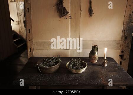 Luogo di nascita di Shakespeare, Stratford-upon-Avon nel Warwickshire, Inghilterra Foto Stock