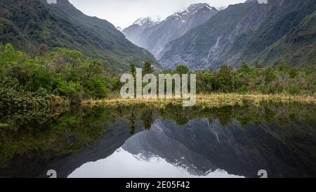 Peters Pool Franz Josef Nuova Zelanda Foto Stock