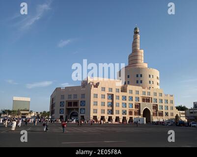Vista di Fanar, è una delle più importanti destinazioni turistiche in Qatar Foto Stock