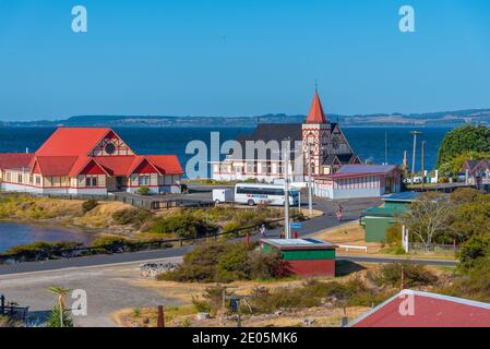 ROTORUA, NUOVA ZELANDA, 11 FEBBRAIO 2020: Chiesa Anglicana a Rotorua, Nuova Zelanda Foto Stock