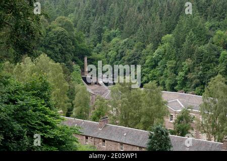 Nuovo Lanark dall'alto Foto Stock