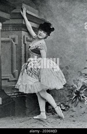 Le Cid - Massenet - prima esecuzione 1885 - Rosita Mauri (Balletto). Foto Stock