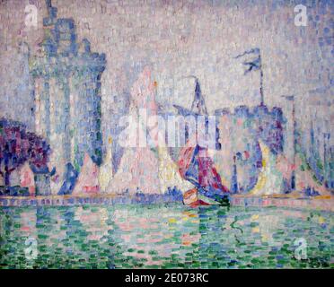 Le Port de la Rochelle Signac Nancy. Foto Stock