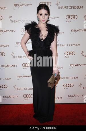 Michelle Trachtenberg partecipa al 2012 Art of Elysium Heaven Gala tenutosi presso la Los Angeles Union Station, a Los Angeles, CA, USA, il 14 gennaio 2012. Foto di Lionel Hahn/ABACAPRESS.COM Foto Stock