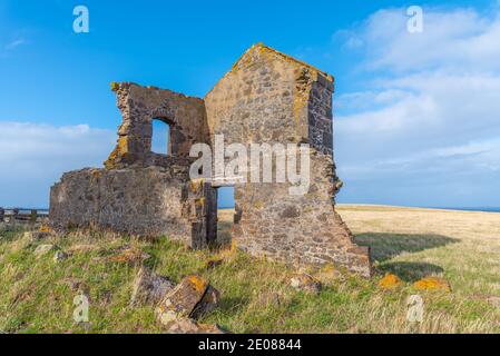 Rovine storiche di Convict a Stanley, Australia Foto Stock