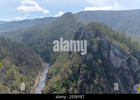 Alum Cliffs state Reserve in Tasmania, Australia Foto Stock