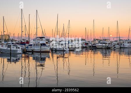 Marina - San Pietroburgo, Florida Foto Stock