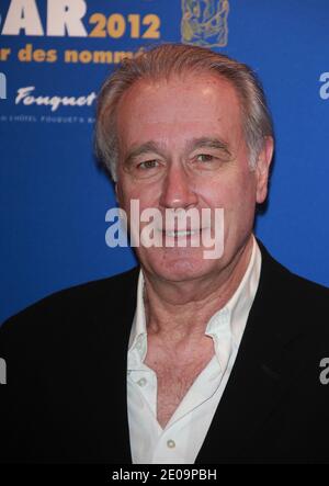 Bernard le Coq festeggia la sua nomina durante il 37o Cesar Nominees Luncheon tenutosi al ristorante Fouquet a Parigi, in Francia, il 4 febbraio 2012. Foto di Denis Guignebourg/ABACAPRESS.COM Foto Stock